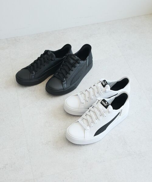 PUMA（プーマ）の「●PUMA Vコート EASE IN（スニーカー・レディース・ホワイト/ブラック・23.5cm/24.5cm）」の3枚目の写真