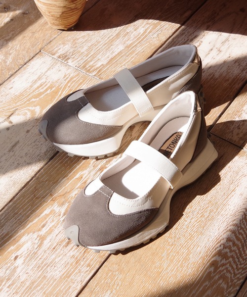 Minnetonka(ミネトンカ)の「【MINNETONKA/ミネトンカ】 メリージェーンスニーカー 25M06(スニーカー・レディース・ブラック/シルバー/ダークグレー/アイボリー・6/8/9/7/10)」の3枚目の写真