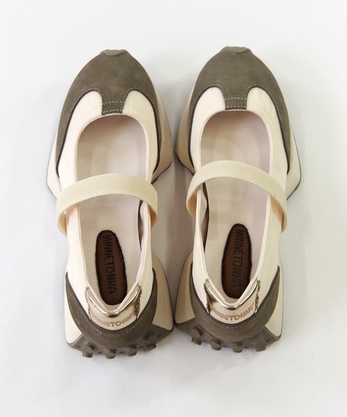 Minnetonka(ミネトンカ)の「【MINNETONKA/ミネトンカ】 メリージェーンスニーカー 25M06(スニーカー・レディース・ブラック/シルバー/ダークグレー/アイボリー・6/8/9/7/10)」の13枚目の写真