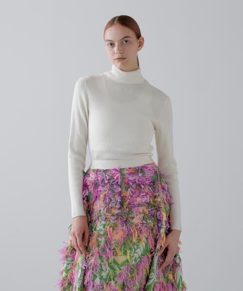 極美品☆ADORE キュプラスタービッグニットプルオーバー Vネック　アドーア Vネックオーバーサイズニットプルオーバー トップス ニット[品番