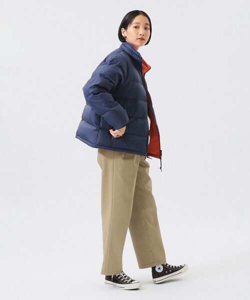 値下げ！BEAMSBOY ダウンジャケット　ネイビー セール】リバーシブル ダウン ジャケット（ダウンジャケット/コート
