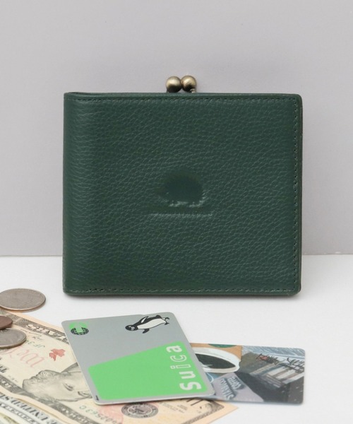 本革 がま口付き 二つ折り財布（財布）｜SCANDINAVIAN FOREST