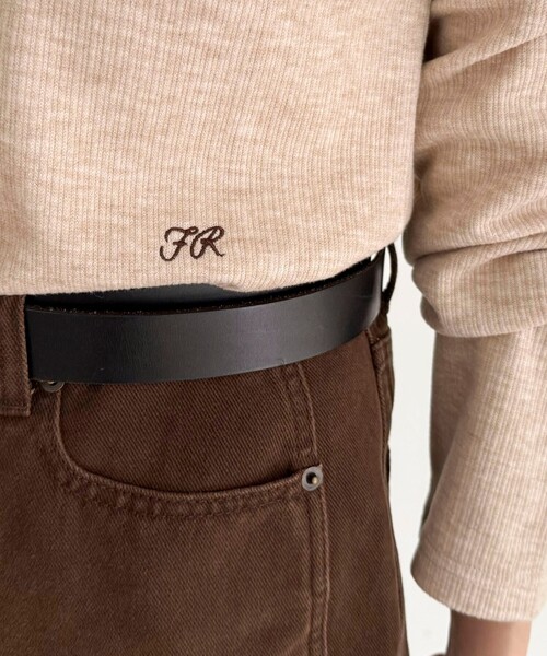 fredy emue（フレディエミュ）の「起毛テレココンパクトプルオーバー（Tシャツ/カットソー・レディース・ブラック/グレー/オフホワイト/ベージュ・38）」の15枚目の写真