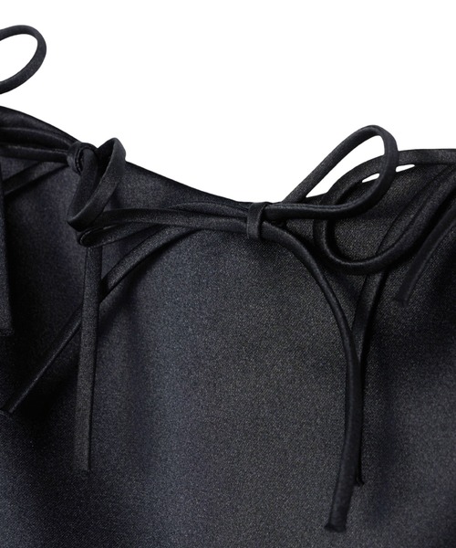 ANDRESD(アンドレスド)の「リボンパフィーボリュームドレス / ribbons puffy volume dress(ドレス・レディース・ネイビー/ブラック・S/M/L)」の16枚目の写真
