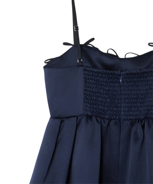 ANDRESD(アンドレスド)の「リボンパフィーボリュームドレス / ribbons puffy volume dress(ドレス・レディース・ネイビー/ブラック・S/M/L)」の12枚目の写真