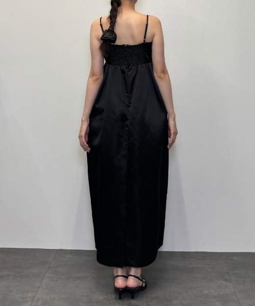 リボンパフィーボリュームドレス / ribbons puffy volume dress