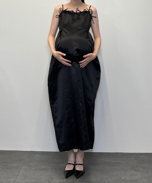 スーツ・フォーマル・ドレス ANDRESD ribbons puffy volume dress M リボンパフィーボリュームドレス / ribbons puffy volume dress