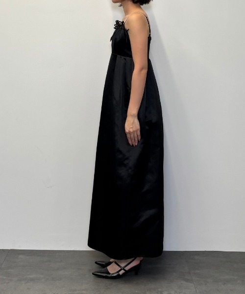 リボンパフィーボリュームドレス / ribbons puffy volume dress