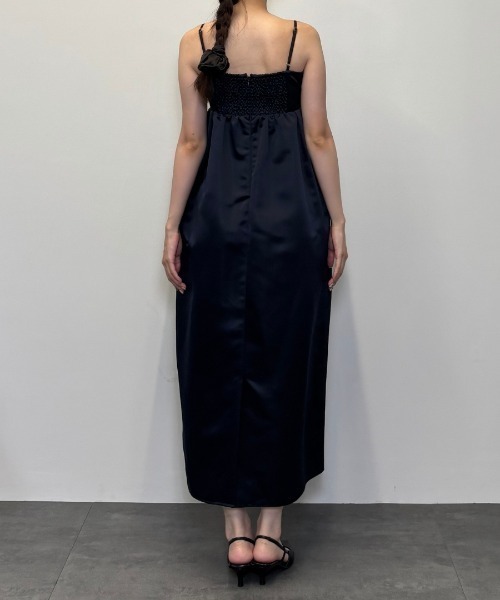 リボンパフィーボリュームドレス / ribbons puffy volume dress