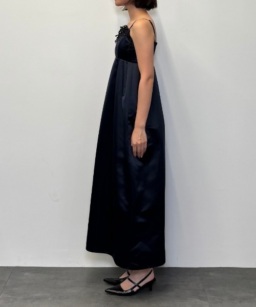 リボンパフィーボリュームドレス / ribbons puffy volume dress