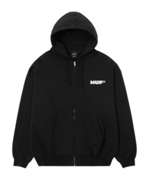 HUF(nt)ALL CAPS FULL ZIP HOODIE(p[J[)