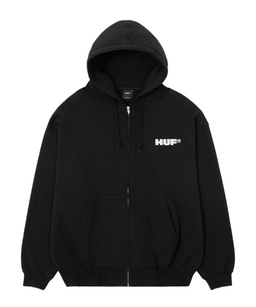 ALL CAPS FULL ZIP HOODIE（パーカー）｜HUF（ハフ）のファッション