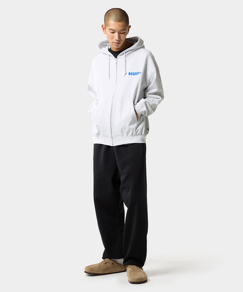 ALL CAPS FULL ZIP HOODIE（パーカー）｜HUF（ハフ）のファッション