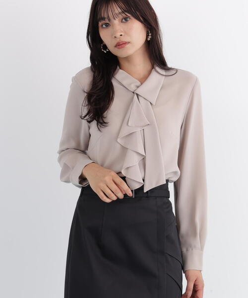 セール】◇ラッフルボウタイブラウス（シャツ/ブラウス