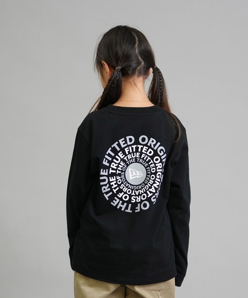 NEW ERA（ニューエラ）の「NEW ERA/ニューエラ YTH LS CT TEEOTTF WHI 253 キッズ ロンT 14693882/14693883（Tシャツ/カットソー・キッズ・ホワイト/ブラック・130cm/140cm/150cm/160cm）」の10枚目の写真