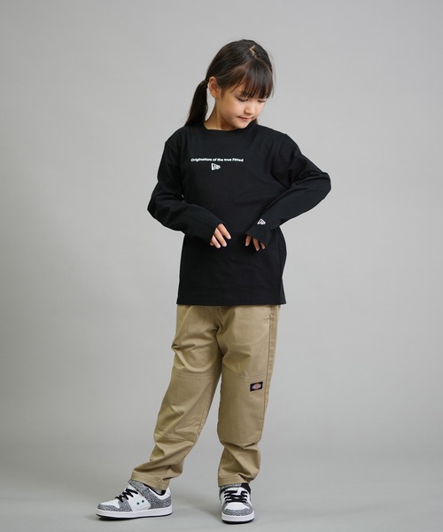 NEW ERA（ニューエラ）の「NEW ERA/ニューエラ YTH LS CT TEEOTTF WHI 253 キッズ ロンT 14693882/14693883（Tシャツ/カットソー・キッズ・ホワイト/ブラック・130cm/140cm/150cm/160cm）」の4枚目の写真