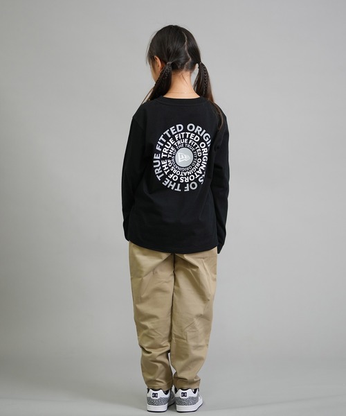 NEW ERA（ニューエラ）の「NEW ERA/ニューエラ YTH LS CT TEEOTTF WHI 253 キッズ ロンT 14693882/14693883（Tシャツ/カットソー・キッズ・ホワイト/ブラック・130cm/140cm/150cm/160cm）」の8枚目の写真