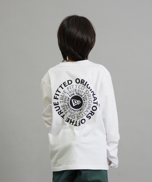 NEW ERA（ニューエラ）の「NEW ERA/ニューエラ YTH LS CT TEEOTTF WHI 253 キッズ ロンT 14693882/14693883（Tシャツ/カットソー・キッズ・ホワイト/ブラック・130cm/140cm/150cm/160cm）」の7枚目の写真