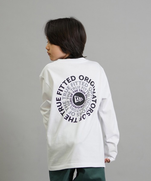 NEW ERA（ニューエラ）の「NEW ERA/ニューエラ YTH LS CT TEEOTTF WHI 253 キッズ ロンT 14693882/14693883（Tシャツ/カットソー・キッズ・ホワイト/ブラック・130cm/140cm/150cm/160cm）」の13枚目の写真