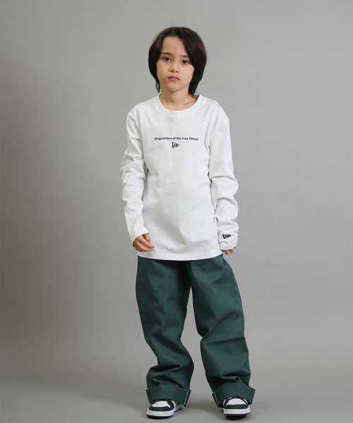 NEW ERA（ニューエラ）の「NEW ERA/ニューエラ YTH LS CT TEEOTTF WHI 253 キッズ ロンT 14693882/14693883（Tシャツ/カットソー・キッズ・ホワイト/ブラック・130cm/140cm/150cm/160cm）」の12枚目の写真