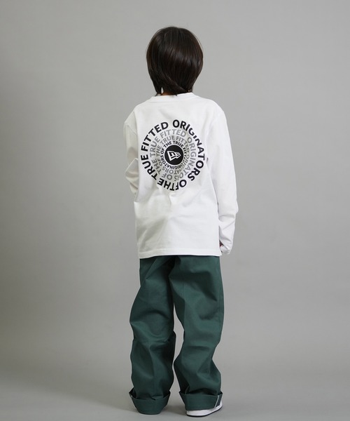 NEW ERA（ニューエラ）の「NEW ERA/ニューエラ YTH LS CT TEEOTTF WHI 253 キッズ ロンT 14693882/14693883（Tシャツ/カットソー・キッズ・ホワイト/ブラック・130cm/140cm/150cm/160cm）」の5枚目の写真