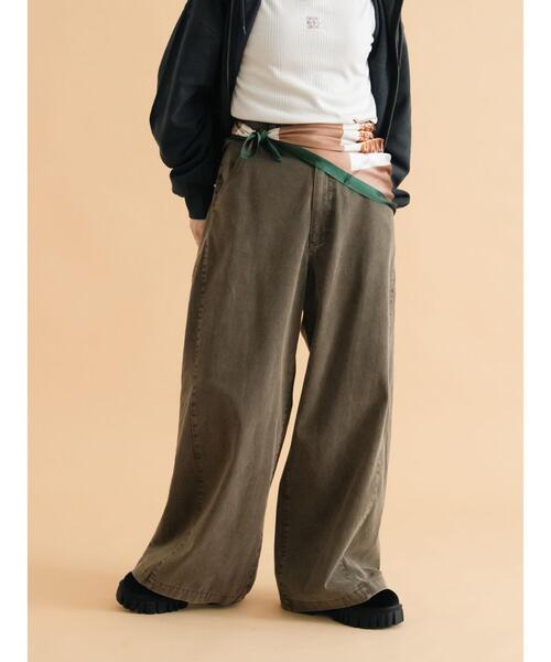 ehka sopo（エヘカソポ）の「幾何柄スカーフ（ストール/ショール・レディース・ブラウン・F）」の7枚目の写真