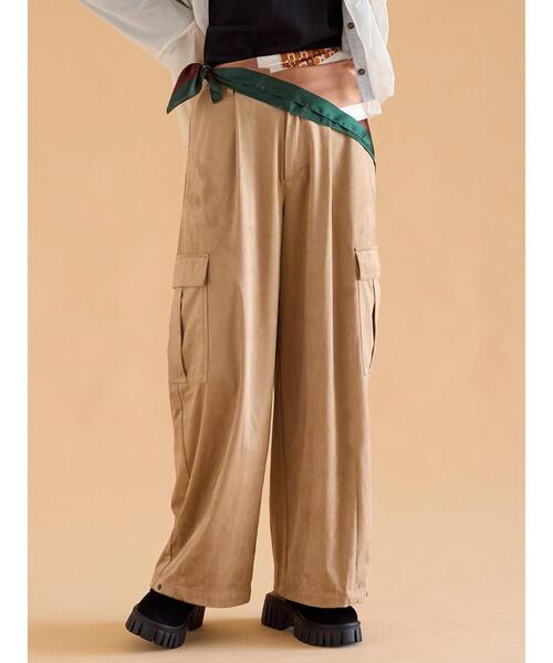 ehka sopo（エヘカソポ）の「幾何柄スカーフ（ストール/ショール・レディース・ブラウン・F）」の12枚目の写真