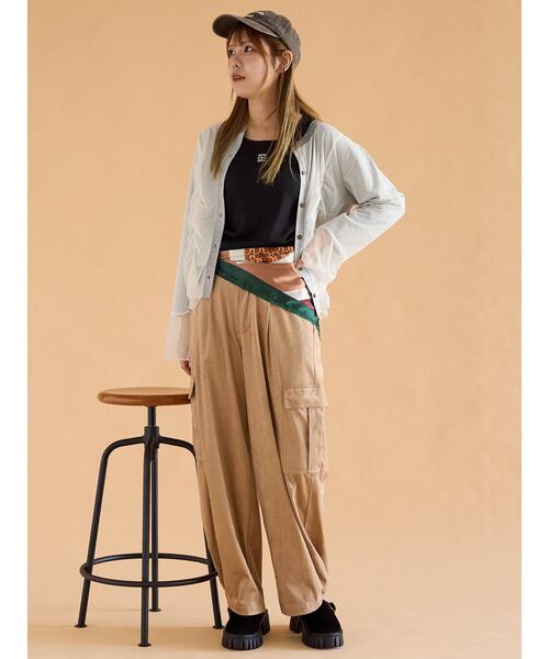 ehka sopo（エヘカソポ）の「幾何柄スカーフ（ストール/ショール・レディース・ブラウン・F）」の13枚目の写真