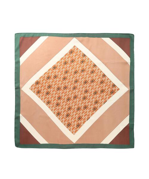 ehka sopo（エヘカソポ）の「幾何柄スカーフ（ストール/ショール・レディース・ブラウン・F）」の16枚目の写真
