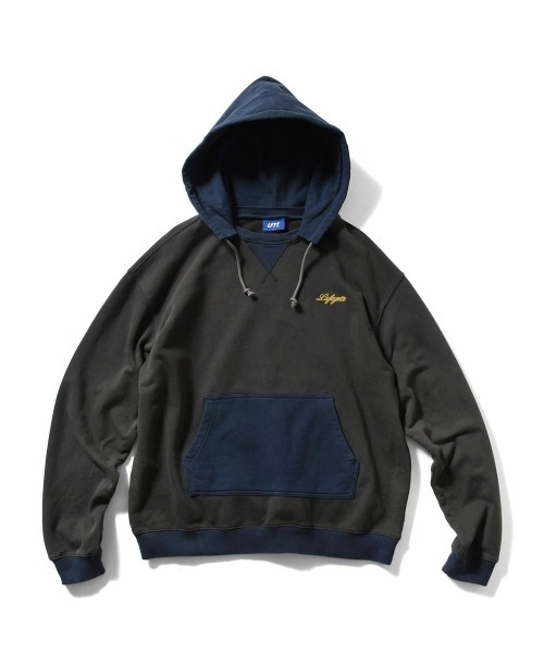 LFYT(エルエフワイティー)の「LFYT ラファイエット【Lafayette】- レトロ ウィング プルオーバーパーカー【RETRO WING HOODIE LA250501】(パーカー・メンズ・アイボリー/ブラック・XXL/XL/L/M)」の1枚目の写真