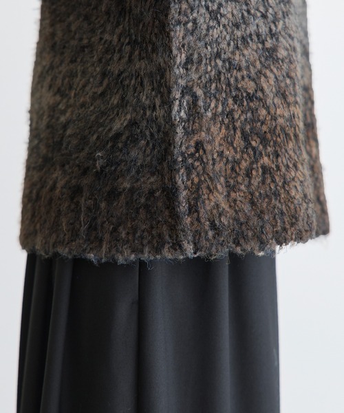 ASTRONOMY（アストロノミー）の「グラデーション起毛加工クルーネックニット（ニット/セーター・メンズ・グレー/ブルー/ブルー系2/テラコッタ/ブラック系2/ワイン/ダークブラウン/ブラック・S/M/L/XL）」の19枚目の写真