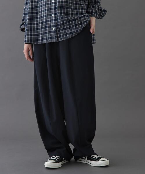 FORK&SPOON(フォークアンドスプーン)の「FORK&SPOON コクーンイージーパンツ(その他パンツ・レディース・グレー/ネイビー・1/2)」の20枚目の写真