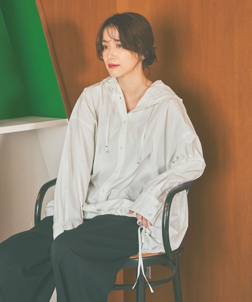 days》フードBIGシャツ（シャツ/ブラウス）｜studio CLIP（スタディオ