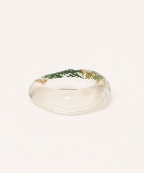 tone（トーン）の「【Astyle】greenLeaf　clearring(MA)（リング・レディース・クリア・FREE）」の5枚目の写真