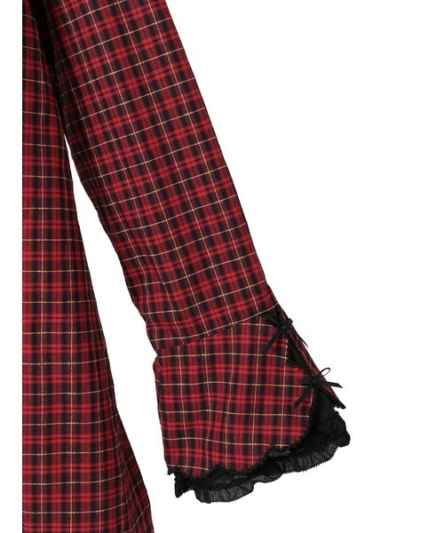 ピンクハウスオリジナルコードチェックミディワンピース オリジナルコードチェックミディワンピース（ワンピース）｜PINK HOUSE