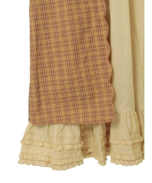 オリジナルコードチェックミディワンピース（ワンピース）｜PINK HOUSE