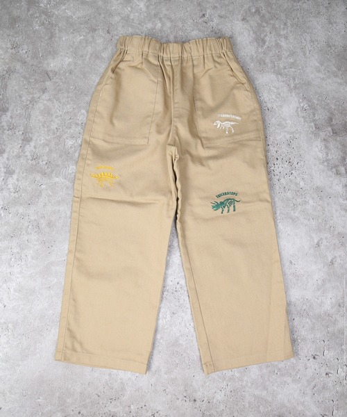 DILASH(ディラッシュ)の「恐竜刺繍ストレッチパンツ(その他パンツ・キッズ・グリーン/ベージュ・100/90/130/120/110)」の4枚目の写真