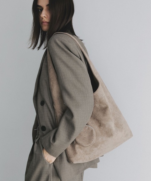 EFOLE(エフォル)の「【ZOZO限定】One shoulder suede bag/ワンショルダースエードバッグ(ショルダーバッグ・レディース・ブラウン/ベージュ・FREE)」の10枚目の写真