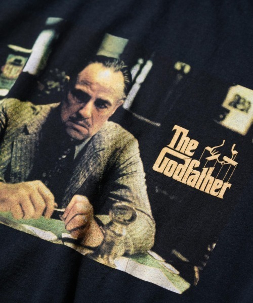 THRIFTY LOOK（スリフティールック）の「THRIFTY LOOK / スリフティールック THRIFTY "The Godfather" TEE ゴッドファーザー 映画Tシャツ ムービーTシャツ ユーズド加工（Tシャツ/カットソー・メンズ・ブラック/ブラック系その他・LARGE/MEDIUM/X-LARGE）」の12枚目の写真