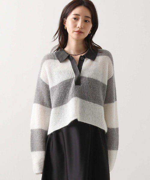 AIRIKU モヘアニット yuiさんコラボ＞シアーモヘアニットプルオーバー（ニット