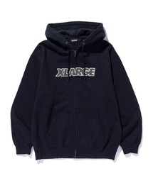 STANDARD LOGO ZIP HOODED SWEATSHIRT（パーカー）｜XLARGE