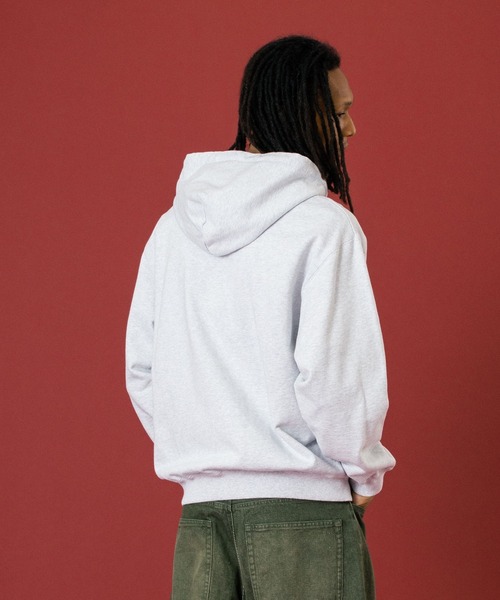 XLARGE(エクストララージ)の「STANDARD LOGO ZIP UP HOODED SWEATSHIRT(パーカー・メンズ・ブラック/ネイビー/アッシュ/ブラウン・XXL/XL/L/M/S)」の11枚目の写真