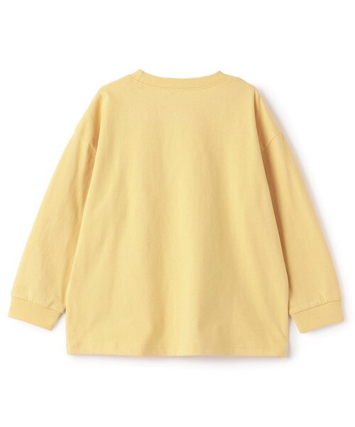 and D. petit main（アンドディープティマイン）の「【USAコットン】CATフォトプリントロンT（Tシャツ/カットソー・キッズ・シルバーグレー/チャコール/イエロー/サックスブルー/ライトピンク・90cm/100cm/110cm/130cm/120cm/140cm）」の11枚目の写真