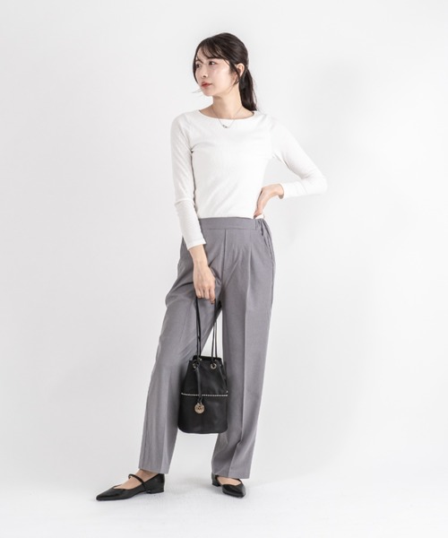 marco masi（マルコマージ）の「【MARCO MASI/マルコ・マージ】巾着　ショルダーバッグ　バケツバッグ　本革（ショルダーバッグ・レディース・シルバー/ベージュ系その他/ブラック・FREE）」の12枚目の写真