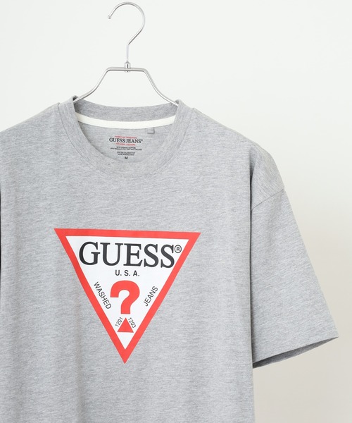 GUESS JEANS(ゲスジーンズ)の「GUESS JEANS GJ SS CN OS ICONIC TEE ゲス アイコニック 半袖Tシャツ(Tシャツ/カットソー・メンズ・グレー/ホワイト/ブラック・XL/M/L/S)」の3枚目の写真