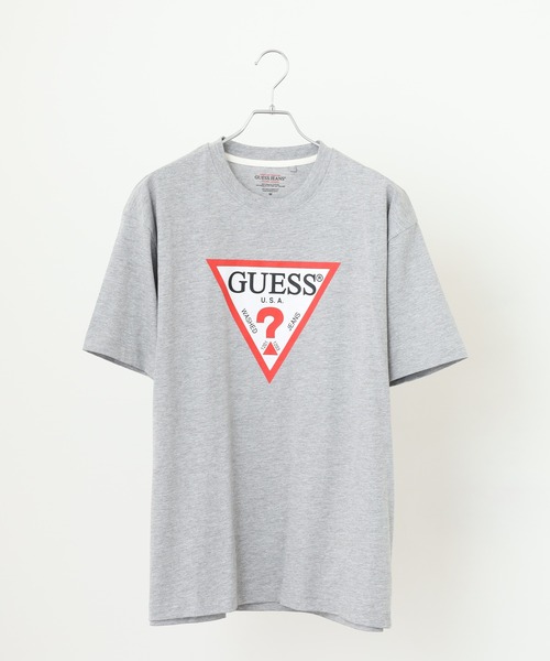 GUESS JEANS(ゲスジーンズ)の「GUESS JEANS GJ SS CN OS ICONIC TEE ゲス アイコニック 半袖Tシャツ(Tシャツ/カットソー・メンズ・グレー/ホワイト/ブラック・XL/M/L/S)」の4枚目の写真