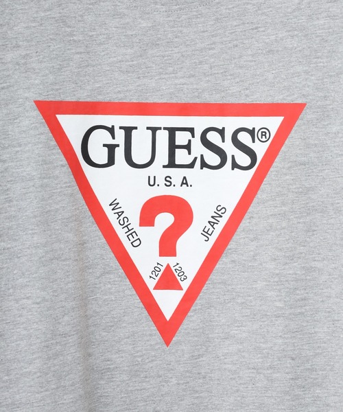GUESS JEANS(ゲスジーンズ)の「GUESS JEANS GJ SS CN OS ICONIC TEE ゲス アイコニック 半袖Tシャツ(Tシャツ/カットソー・メンズ・グレー/ホワイト/ブラック・XL/M/L/S)」の6枚目の写真