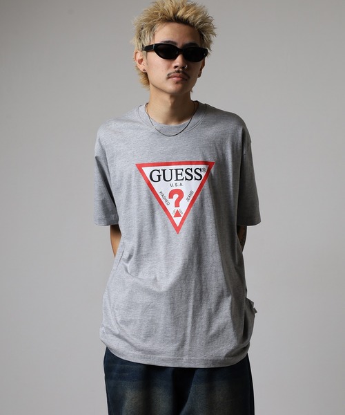 GUESS JEANS(ゲスジーンズ)の「GUESS JEANS GJ SS CN OS ICONIC TEE ゲス アイコニック 半袖Tシャツ(Tシャツ/カットソー・メンズ・グレー/ホワイト/ブラック・XL/M/L/S)」の12枚目の写真