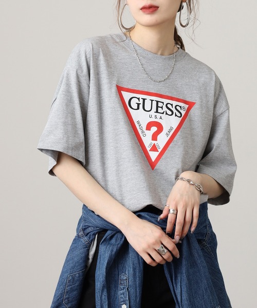 GUESS JEANS(ゲスジーンズ)の「GUESS JEANS GJ SS CN OS ICONIC TEE ゲス アイコニック 半袖Tシャツ(Tシャツ/カットソー・メンズ・グレー/ホワイト/ブラック・XL/M/L/S)」の15枚目の写真