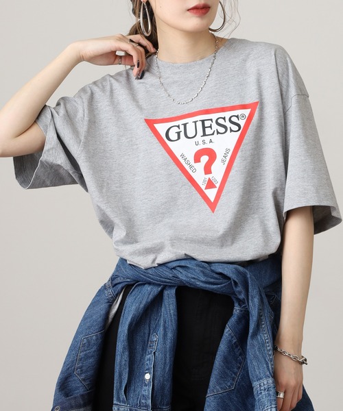 GUESS JEANS(ゲスジーンズ)の「GUESS JEANS GJ SS CN OS ICONIC TEE ゲス アイコニック 半袖Tシャツ(Tシャツ/カットソー・メンズ・グレー/ホワイト/ブラック・XL/M/L/S)」の14枚目の写真